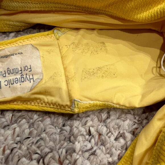 NWT Suboo Ines High Cut Bikini Bottom Sz L Yellow Swim Beach Vacation - Picture 7 of 8